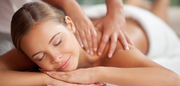 Young Woman Receiving a Body Massage